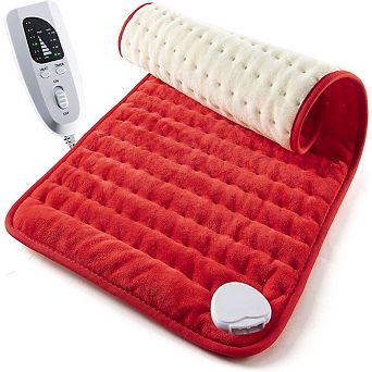 Electric Heating Pad For Back Pain And Cramps Relief - 2 Hour Auto Off - 24" X 12"