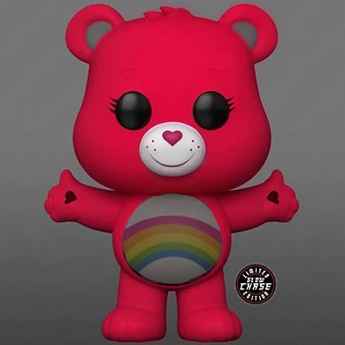 Funko Pop! Care Bears Cheer Bear Chase Glow In The Dark #351