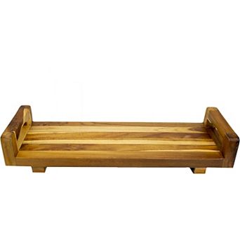 Eleganto 29" Teak Wood Bath Tray And Seat With Liftaide Arms