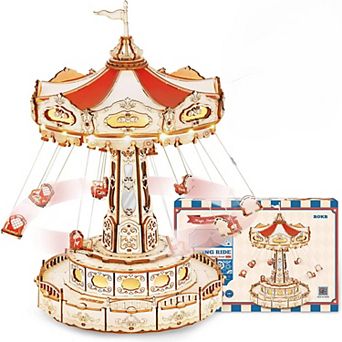 DIY 3D Electro Mechanical Puzzle - Swing Ride 289 pc