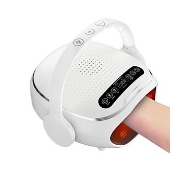 Snailax Upgraded Hand Massager With Heat, Cordless Hand Massager Tool, Bluetooth Speaker