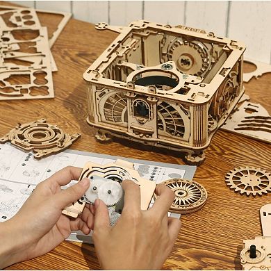 DIY 3D Moving Gears Puzzle - Classic Gramophone - 424 pcs