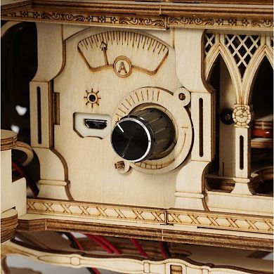 DIY 3D Moving Gears Puzzle - Classic Gramophone - 424 pcs