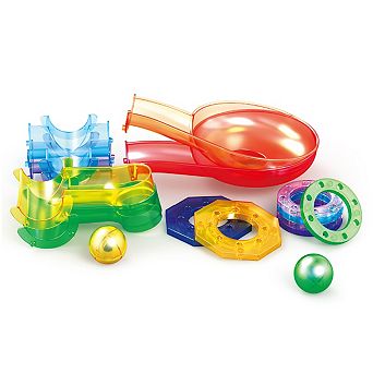 PicassoTiles 15 pc Accessories for Marble Run Race Track Building Block & Magnetic Tiles for Kids 3+