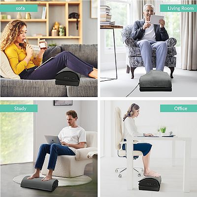 Snailax Foot Rest Under Desk, Heated Under Desk Footrest