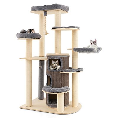 Multi level Cat Tree With 3 story Cat Condo