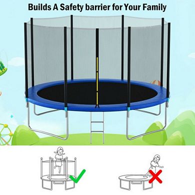 14 ft Replacement Trampoline Safety Enclosure Net - 14'