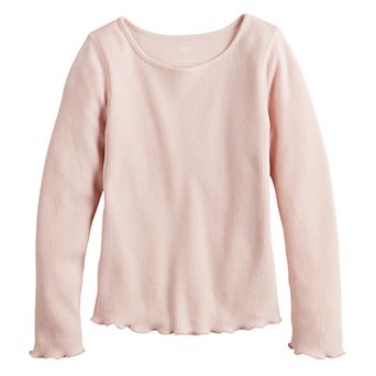 Toddler Girl & Girls 6-12 Jumping Beans® Sensory Adaptive Thermal Long Sleeve T-Shirt