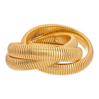 Meshmerise 18kt Gold Plated Bangle Bracelet