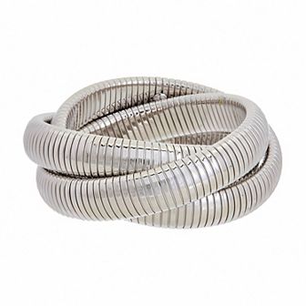 Meshmerise 18kt Gold Plated Bangle Bracelet