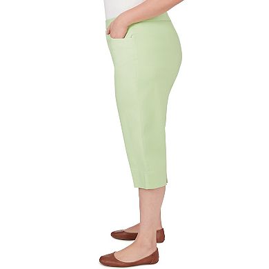 Plus Size Alfred Dunner Miami Clamdigger Pull-On Pants