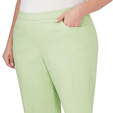 Plus Size Alfred Dunner Miami Clamdigger Pull-On Pants