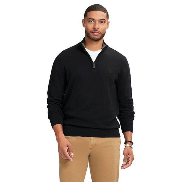イエ Men's IZOD Premium Essentials Quarter-Zip Sweater