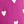 Ivory Magenta Heart