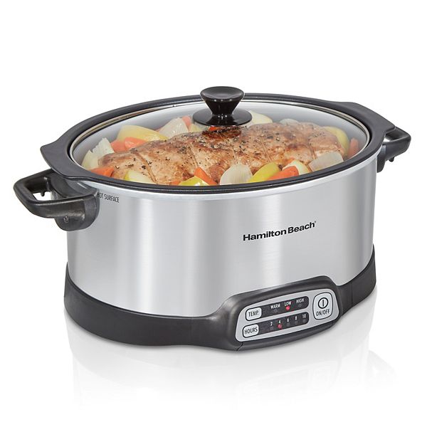 Hamilton Beach Stovetop Sear & Cook 6qt. Programmable Slow Cooker