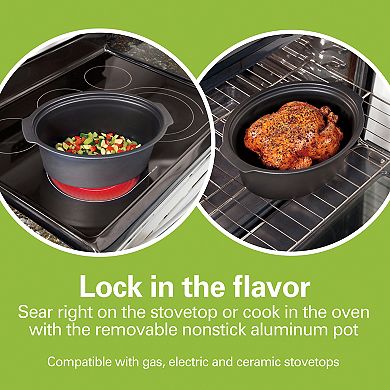 Hamilton Beach Stovetop Sear & Cook 6-qt. Programmable Slow Cooker