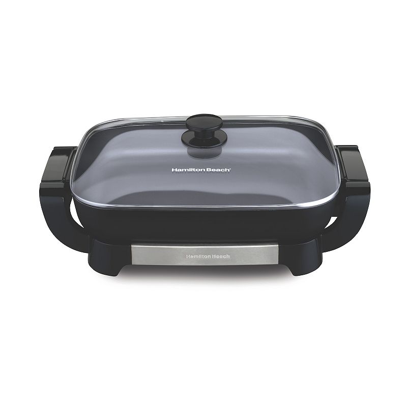 Hamilton Beach Durathon® Ceramic Skillet  12 x15  Removable Reversible Pan  38531