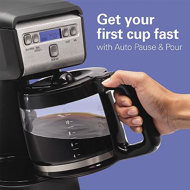 Hamilton Beach 12 Cup Compact Coffee Maker