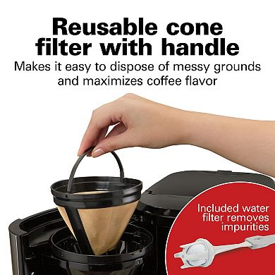 Hamilton Beach Programmable Front-Fill 12 Cup Coffee Maker with Thermal Carafe