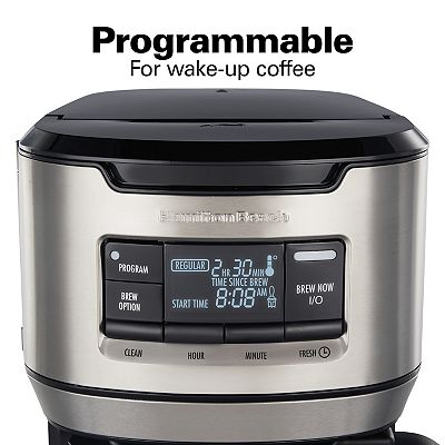 Hamilton Beach Programmable Front-Fill 12 Cup Coffee Maker with