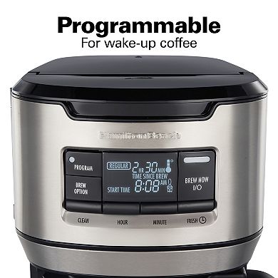 Hamilton Beach Programmable Front-Fill 12 Cup Coffee Maker with Thermal Carafe