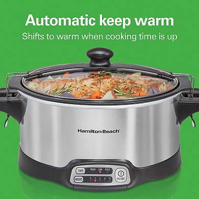 Hamilton Beach Stay or Go Sear & Cook 6-qt. Programmable Slow Cooker