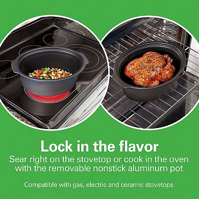 Hamilton Beach Stay or Go Sear & Cook 6-qt. Programmable Slow Cooker