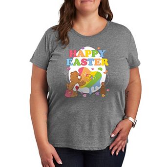 Plus Care Bears Happy Easter Egg Graphic Tee