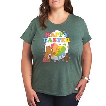 Plus Care Bears Happy Easter Egg Graphic Tee