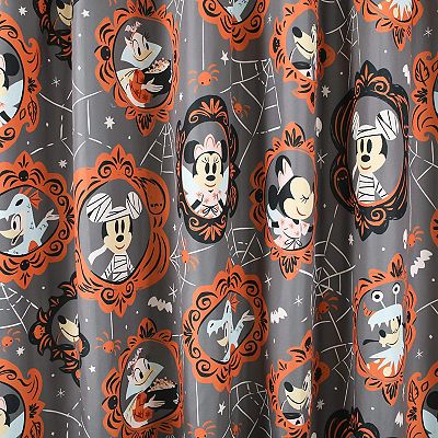 Disney Halloween Vampire Mickey & Witch Minnie outlet Mouse Shower Curtain Bath Mat Set