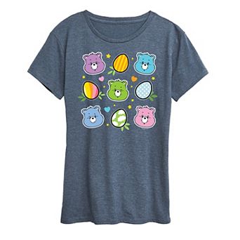 Women's Care Bears Easter Grid Graphic Tee