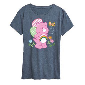 Women's Care Bears Easter Scene Graphic Tee