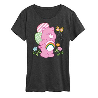 Women's Care Bears Easter Scene Graphic Tee