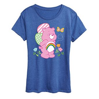 Women's Care Bears Easter Scene Graphic Tee