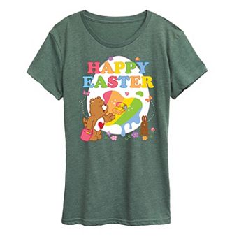 Women's Care Bears Happy Easter Egg Graphic Tee