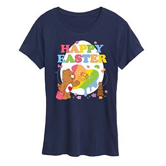 Women's Care Bears Happy Easter Egg Graphic Tee