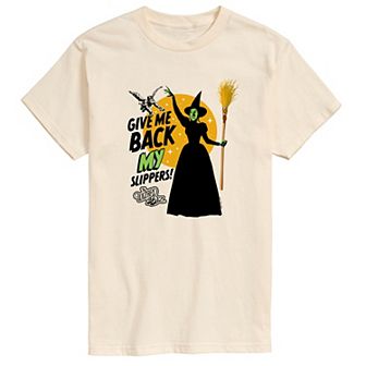 Men's Wizard Of Oz Slippers Graphic Tee