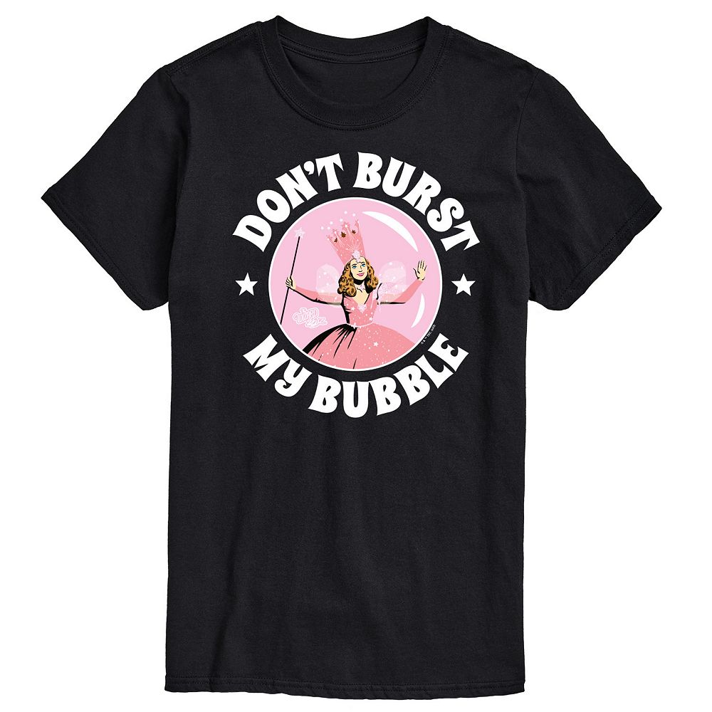 Men's Wizard Of Oz Don't Burst My Bubble Graphic Tee