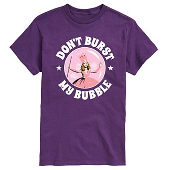 Men's Wizard Of Oz Don't Burst My Bubble Graphic Tee