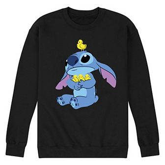 Disney's Lilo & Stitch Men's Stitch & Chicks Fleece Sweatshirt