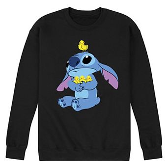 Disney's Lilo & Stitch Men's Stitch & Chicks Fleece Sweatshirt