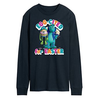 Disney / Pixar's Monsters Inc. Men's Egg-Cited For Easter Long Sleeve Graphic Tee