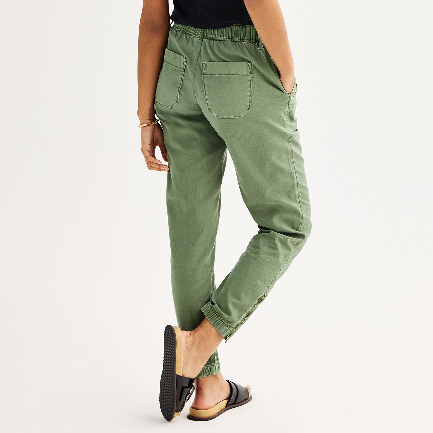 Women's Sonoma Goods For Life® Zip Hem Core Utility Jogger Pants