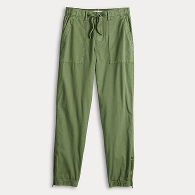 Women's Sonoma Goods For Life Zip Hem Core Utility Jogger Pants
