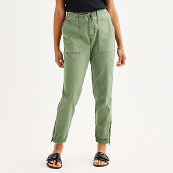 Women's Sonoma Goods For Life® Zip Hem Core Utility Jogger Pants