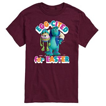 Disney / Pixar's Monsters Inc. Men's Egg-Cited For Easter Graphic Tee