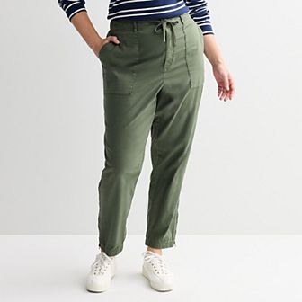 Plus Size Sonoma Goods For Life® Core Utility Jogger Pants