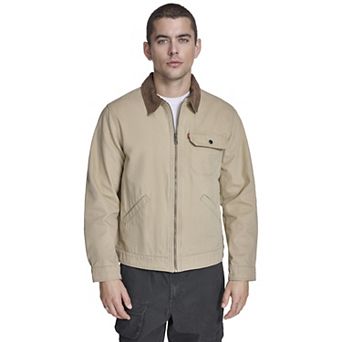 Men's Levi's® Cotton Canvas Depot Jacket with Corduroy Collar