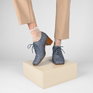Journee Collection Tru Comfort Foam™ Sylvan Women's Oxford Block Heels
