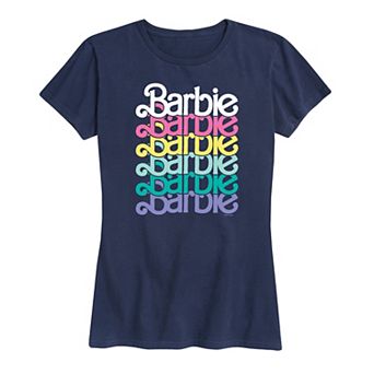 Women's Barbie Logo Stacked Spring Graphic Tee